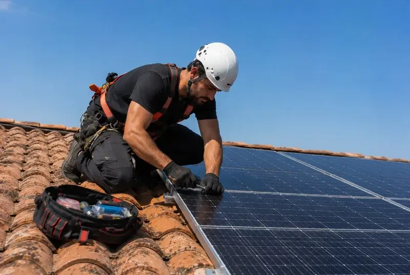 Maintenance et monitoring de panneaux solaires à Margencel