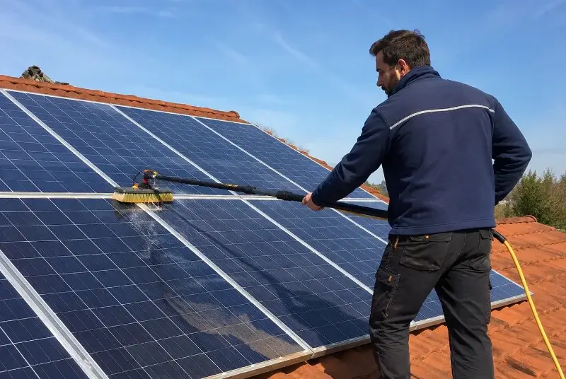Nettoyage et entretien de panneaux solaires à Margencel